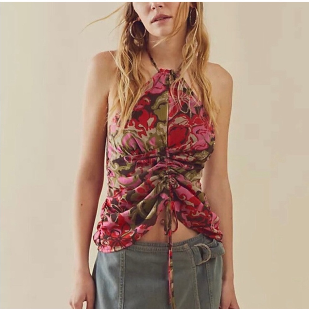 FREE PEOPLE Kyle Halter Top Garden Midnight